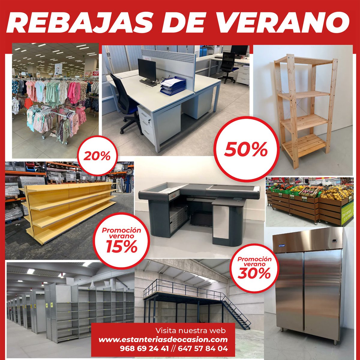 EstantedOcasion's tweet photo. ¿Quieres aprovechar las mejores ofertas de Estanterías de ocasión?
¡No te pierdas nuestras rebajas de hasta el 50% en nuestra selección de productos!
Nuestro equipo ha reunido una variedad de opciones que se adaptan a tus necesidades y presupuesto. 
 https://t.co/qUvhiGweOt https://t.co/Mf1tho4x4T
