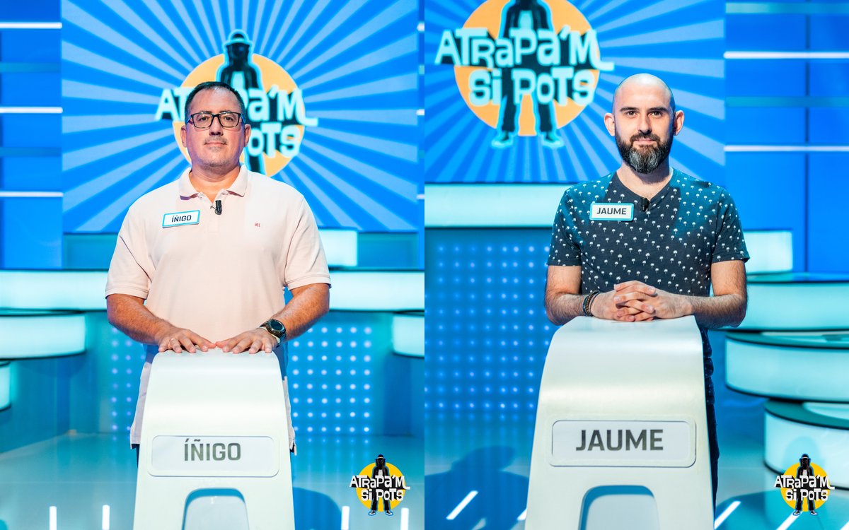 AtrapamAPunt's tweet photo. Hui dimarts, concursaran:

👤 Lucas de Gandia
👤 Roser de Bellreguard
👤 Íñigo de Bonrepòs i Mirambell
👤 Jaume de Benaguasil
👤 @evabujanda de València

🕞 A les 15.40 h, #AtrapamSiPots en @apunt_media. https://t.co/QPfk4QQ23U