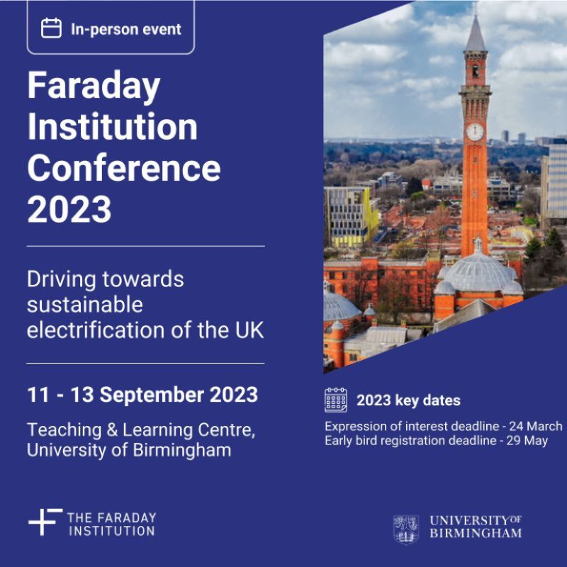 Are you at the @FaradayInst  conference & keen to discuss the next steps of your #BatteryCareer? 🔋

Come and chat. 

Do attend 'Career journeys from academia to industry' on 13th at 10:30 to hear from @lauraldriscoll, Yashraj Tripathy & @daisykiwi 

#Faraday23 #TalentDevelopment