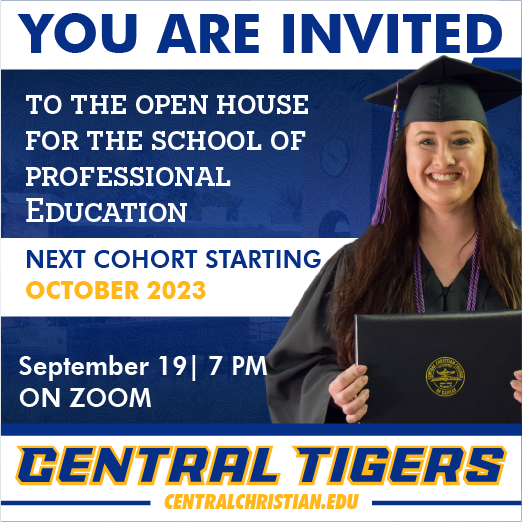 cccktigers's tweet photo. Have you been thinking about going back to school for an associate's or bachelor's degree? Central could be the right fit for you! Join us next week for an Open House for Central's School of Professional Education on September 19 at 7 pm CST!

https://t.co/txyqWbVGvj https://t.co/W9mMpEXbAs