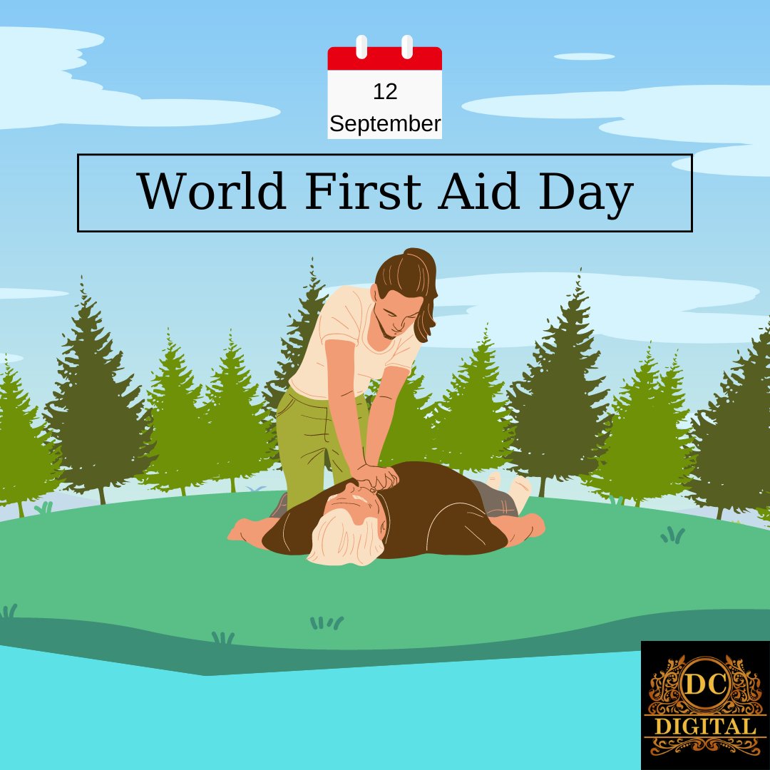On World First Aid Day, let's learn the skills that can turn ordinary people into lifesavers. Your knowledge could be the difference between a moment of crisis and a moment of hope.

#firstaid #helpothers #lifesaver #worldfirstaidday #dcdigital #business #socialmediamanagement