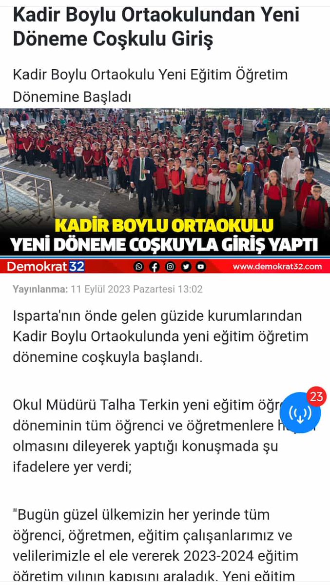 kadirboyluortaokulu (@kadirboyluorta1) on Twitter photo 