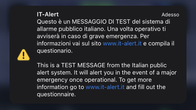 ho avuto un tocco veramente, lo sapevo ma ho perso comunque 10 anni di vita 
#ITalert