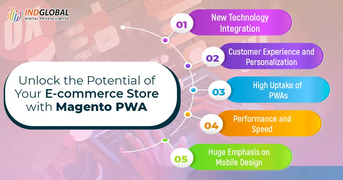 Indglobal's tweet image. Unleashing The Power of Magento PWA for Exceptional Online Experience

Read now- bit.ly/48dXiy4
Contact us- 9741117750
Mail us- info@indglobal.in

#PWA #progressivewebapps #Magento #magento2 #magentocommerce #magentodeveloper #magentodevelopment #ecommercewebsites