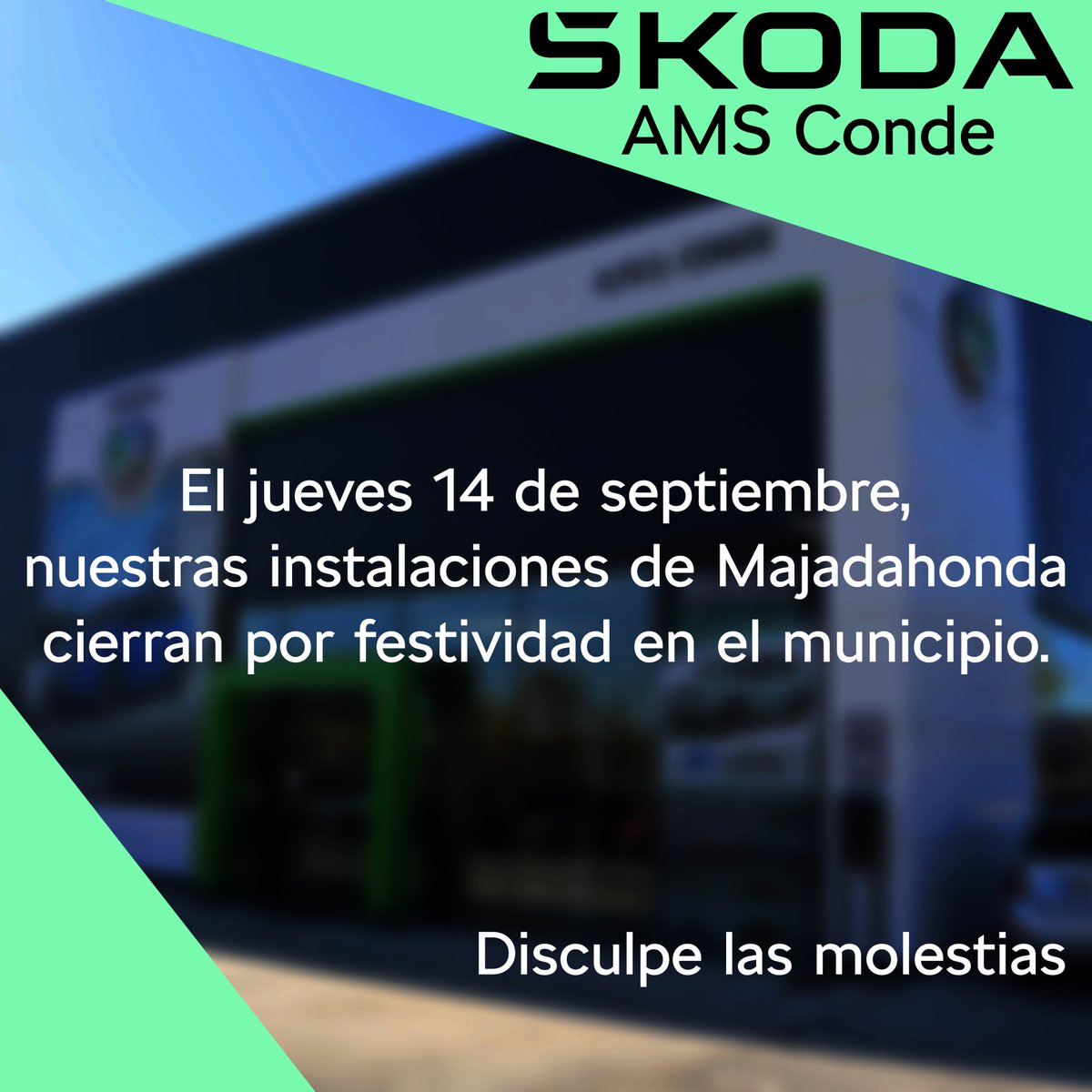 Škoda AMS Conde tweet media