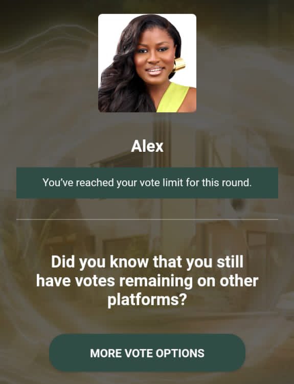 ChefAnnie94's tweet photo. Vote Alex oo please 🙏😩😩 #Alex120M #bbnaijaAllstars https://t.co/mPbvXczvtb