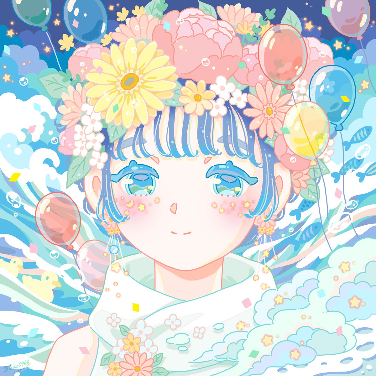 「Carnival#illustration #イラスト #AdobeFresco」|ヒロコのイラスト