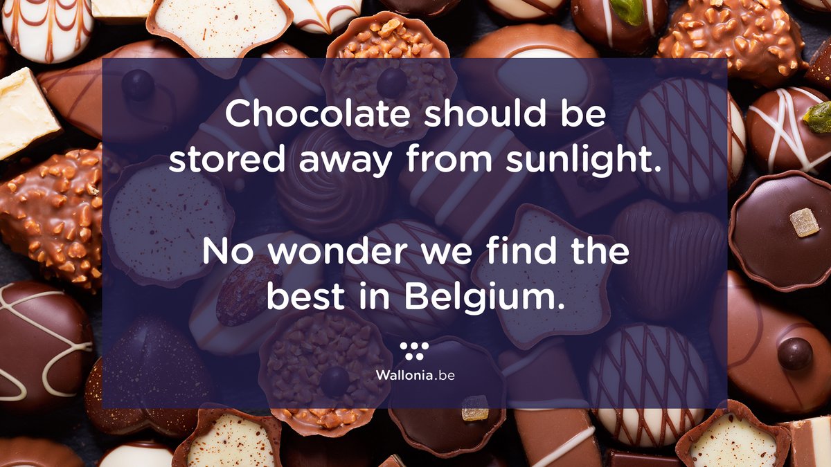 🙌 * International Chocolate Day * 🍫 🇧🇪

In 1912, the very first praline was created in Belgium. Which makes Belgium the first country to have benefited from it. Today, our chocolate is enjoyed all over the world.

Discover our chocolate's artists : walfood.be/en-secteurs-s7…