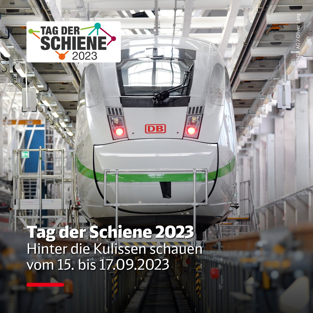 Ein Fest für Mio. Bahnfans: Wir laden mit dem @bmdv und der ganzen Branche zum 'Tag der Schiene' ein, um die klimafreundliche #Bahn zu feiern. Blickt hinter die Kulissen bei 180 Events der DB von historischer Fahrt bis Job-Speeddating. deutschebahn.com/de/presse/pres… #TagDerSchiene