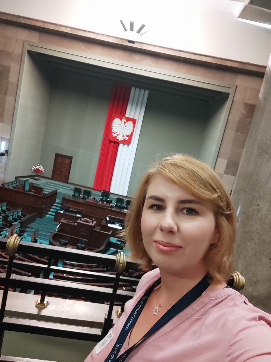 The @McCainInstitute took us to the Polish Parliament today as part of the Europe Changemaker Tour. It was an amazing experience to learn about the history of democracy in Poland.
Looking forward to all the other events during the rest of the day and week.
#McCainGlobalLeaders