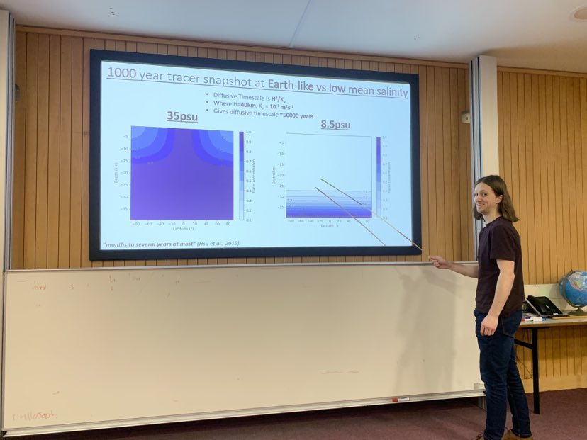 Remembering a great talk in May from Flynn Ames on Nutrient transport within the Subsurface Oceans of Icy Moons, thanks again to our speaker and those who came along. Our next talk is on the 28th of September.