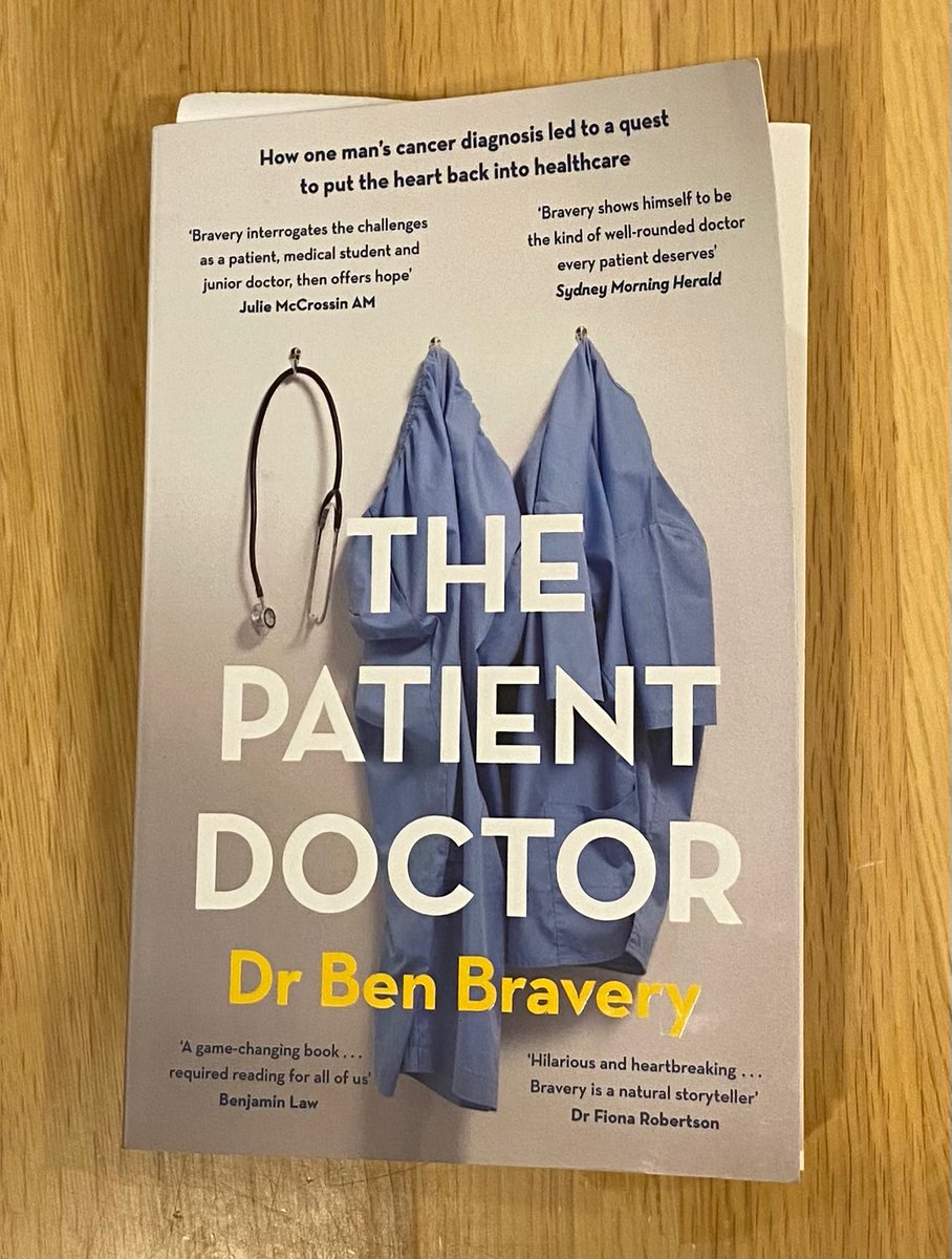 Centring the patient experience and putting the heart back in healthcare. I’m sure many of us have experiences of being a patient - uncomfortable and confronting. I bought the book after #ORW23 finished and was engrossed on the train ride home! Thank you @benbravery !