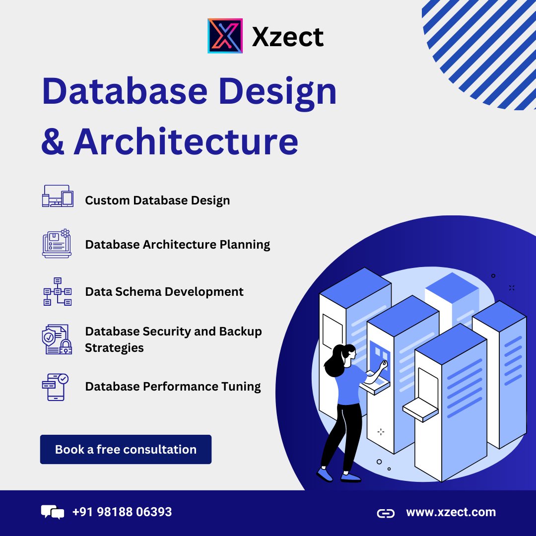 xzect_labs's tweet image. 🚀  Database Design &amp;amp; Architecture Services by Xzect

For more details contact us:
📱 +91 98188 06393
📧 contact@xzect.com
🌐 xzect.com

#DatabaseDesign
#DatabaseArchitecture
#SQL
#NoSQL
#DatabaseAdmin
#DataSecurity
#BigData
#DatabaseStrategy
#DataIntegrity
#xzect