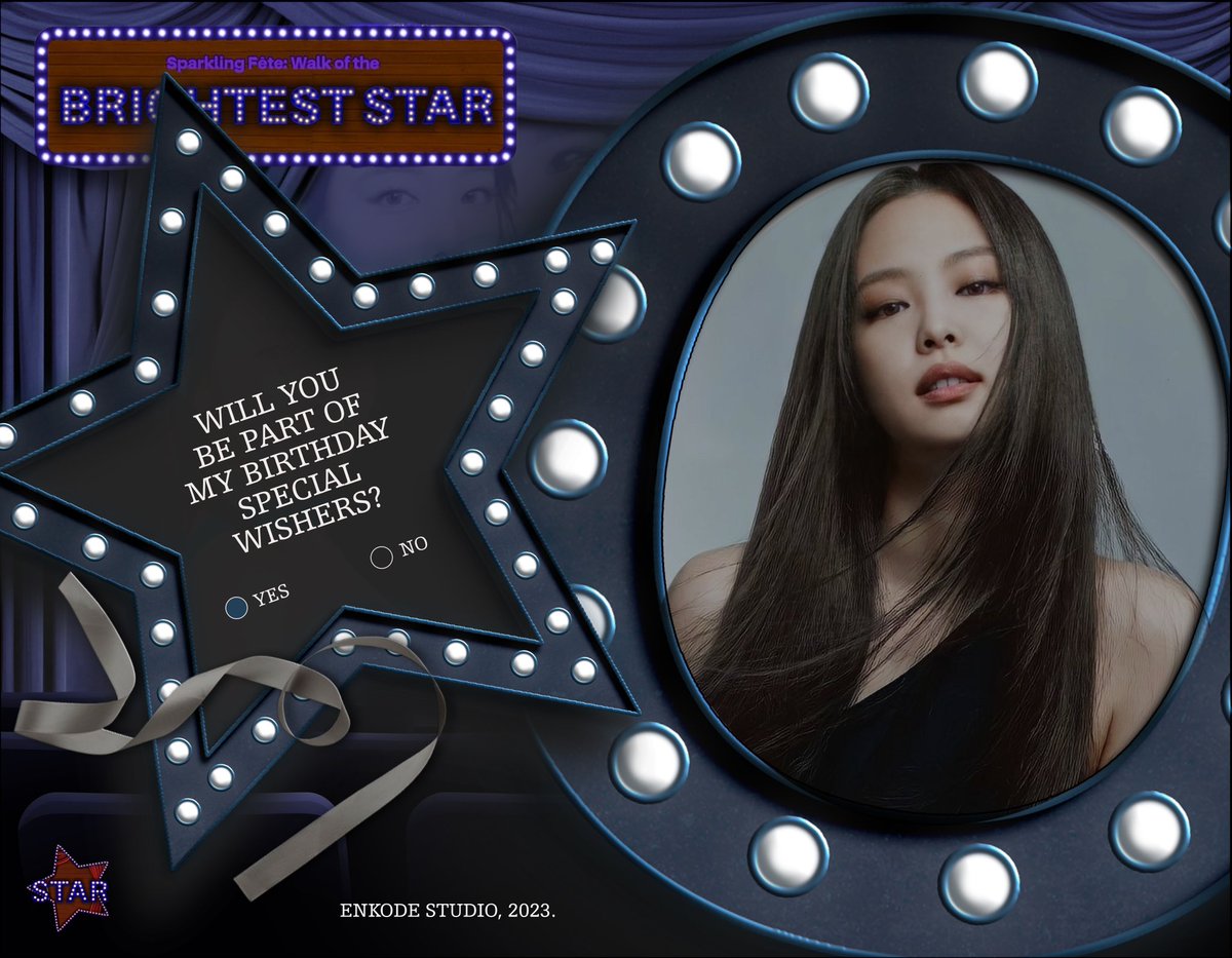 ‌  

         I, ASHIANNA LUNAIRE,
         wholeheartedly accept
         the invitation to be part of
         the coming Sparkling Fête:
         Walk of the Brightest Star
         birthday event in honor of
         STAR as her WISHER.

‌