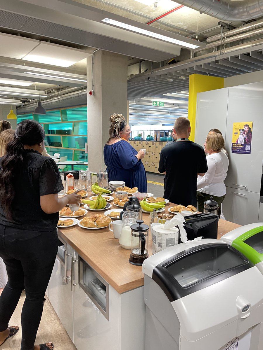 HereEast's tweet photo. This morning, we had another successful #CommunityCoffeeMorning in @scope โ๏ธ
Businesses, universities, & community members of #HereEast, heard from Scope members on the incredible work they do for disabled people ๐ Learn moreโก๏ธ https://t.co/EG0hGmebe5