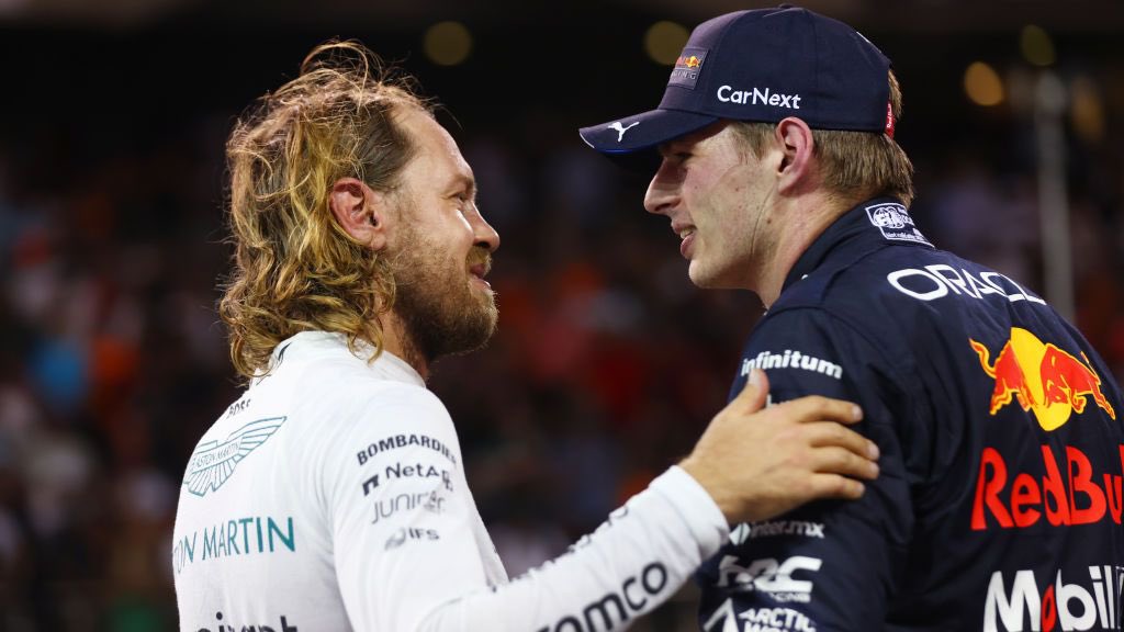 redbulletin's tweet photo. 🗣️ | Sebastian Vettel on Max’s 10-win in a row record

“You can only applaud. The performance of the whole team, but especially that of Max, who is consistent every weekend, is amazing. It's a level where the competition is way off

You have to acknowledge that and you have to leave it that way. That's why it's great that you can experience this”

[@sportschau] #F1