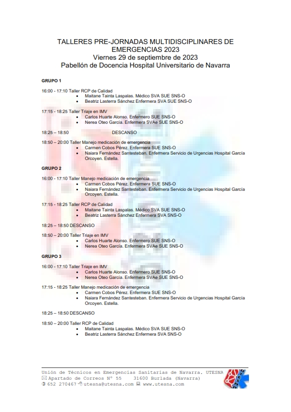 Últimas semanas para inscribirse. No te pierdas este programa científico acreditado para #medicina #enfermeria y #TESVISIBLE. Talleres prácticos exclusivos para #TES. #jornadasutesna