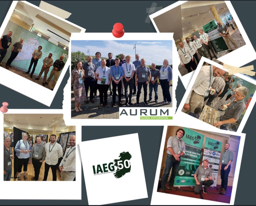 The Aurum Exploration team at #iaeg50. The event provided a wonderful platform for geologist to gain critical knowledge about exploring in the Irish Orefeild from such a high calibre of Industry experts. 
#iaeg50 #geologists