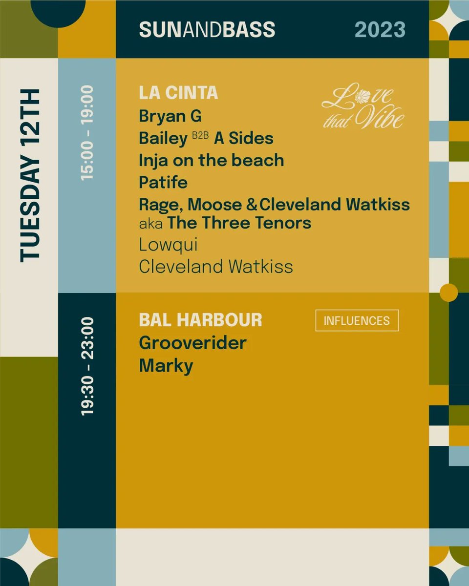 BaileyIntabeats's tweet photo. Today we give thanks 💜
♻️ @sunandbass ⋮ It's a special day today remembering the one and only MC Fats. Join us at La Cinta for another magical day together ❤
.
.
.
#SAB23 #LoveThatVibe https://t.co/6wV1mb0kg5