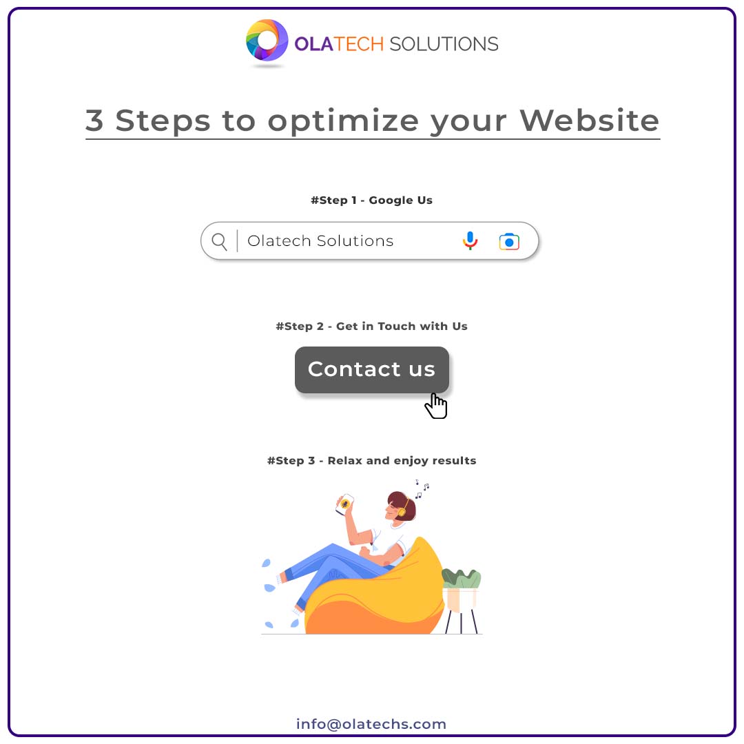 OTS_Limited's tweet photo. Is your website in need of a boost? ๐ We're here to help!
Contact us today for top-notch website optimization services
For Digital Marketing Services:
๐+918299131292
โ๏ธinfo@olatechs.com
#olatechsolutions #digitalmarketing #digitalmarketingagency #SEO #SearchEngineOptimization https://t.co/8Iy4kxO0tW