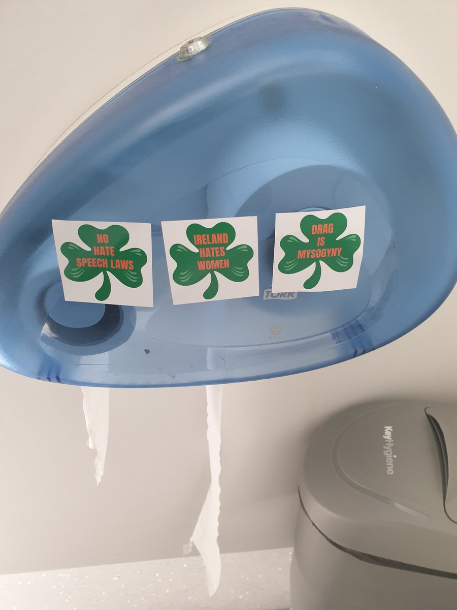 BrigidCillDara's tweet photo. #StickerWoman
Spotted in Beaumont Hospital, Dublin
#RepealTheGRA
#SaveWomensSports
#SaveWomensSpaces
#NoMenInFemalePrisons
#NoHateSpeechLaws
#IrelandHatesWomen
#DragIsMisogyny https://t.co/FEIxwdIFmV