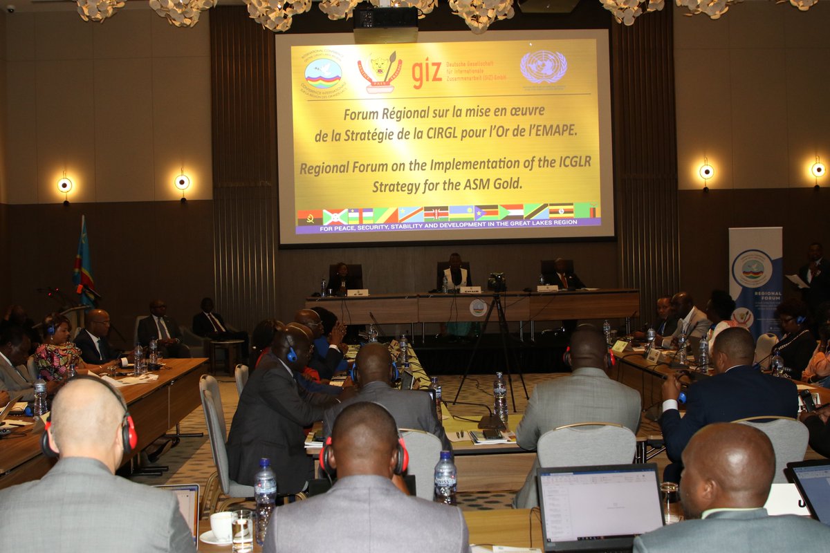 🔴HAPPENING NOW: The Regional Forum on ASM Gold strategy implementation is taking place in Kinshasa. The forum seeks to create structures for the promotion of responsible artisanal gold trade in the #GreatLakesAfrica region. #ResponsibleGoldTrade

@IntegrationRDC