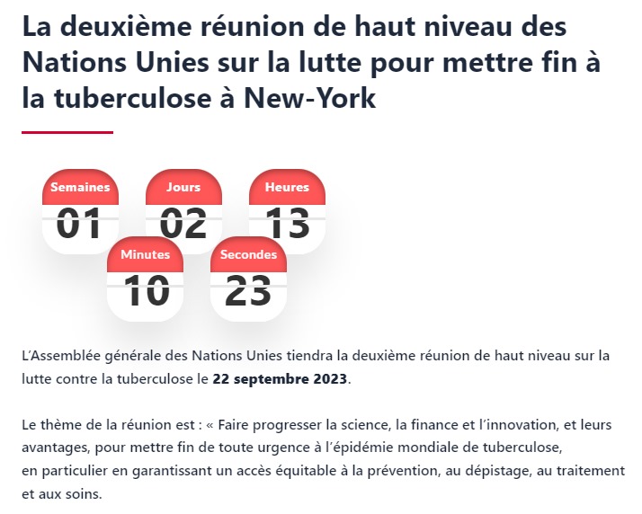 Jour J moins ...#UNGA78 #2023TBHLM
