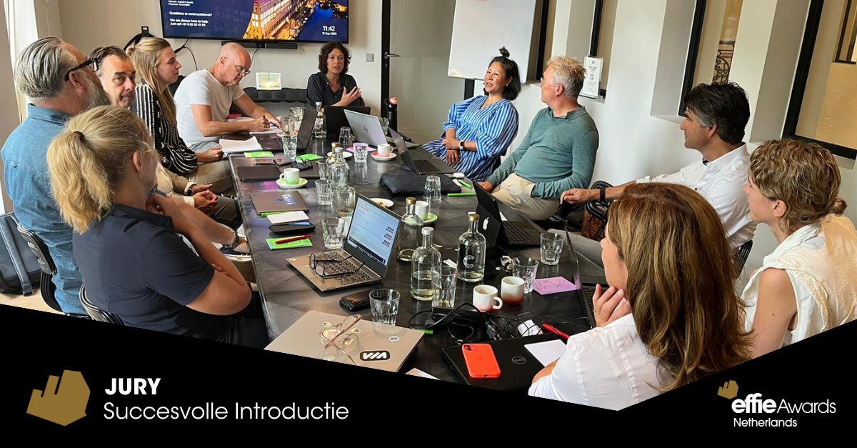 Vandaag zijn de experts van de jury Succesvolle Introductie bijeen gekomen om te beslissen welke cases in deze categorie, bekroond moeten worden met een Effie. 🏆 #effies