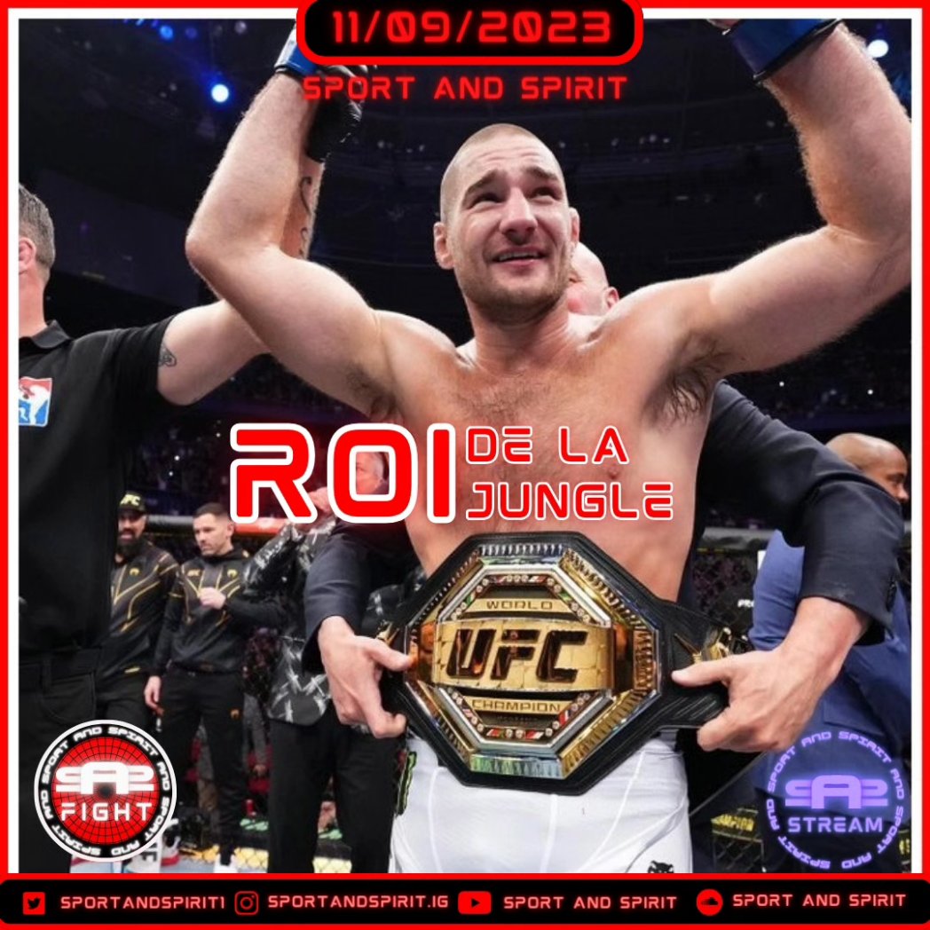 SportAndSpirit1's tweet photo. ROI DE LA JUNGLE

SEAN "TARZAN" STRICKLAND BAT ISRAEL ADESANYA A LA DECISION POUR DEVENIR LE NOUVEAU CHAMPION DES 84KG

#SASPASSEICI #SASSTREAM #SASFIGHT #DANSLESAS #MMA #PODCASTDLS #UFC #UFC293 #seanstrickland #strickland #izzy #israel #adesanya #tarzan https://t.co/yGfrjGQbZw