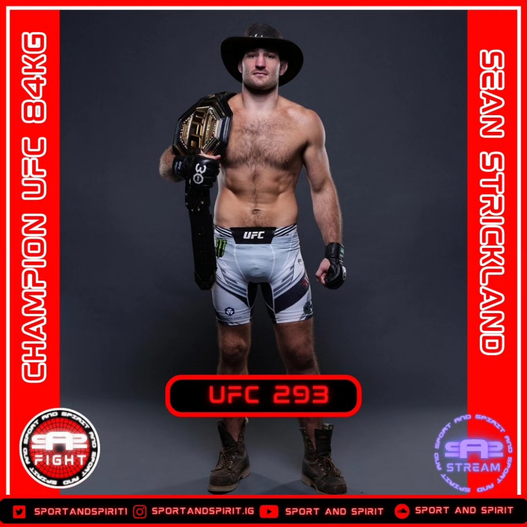 SportAndSpirit1's tweet photo. ROI DE LA JUNGLE

SEAN "TARZAN" STRICKLAND BAT ISRAEL ADESANYA A LA DECISION POUR DEVENIR LE NOUVEAU CHAMPION DES 84KG

#SASPASSEICI #SASSTREAM #SASFIGHT #DANSLESAS #MMA #PODCASTDLS #UFC #UFC293 #seanstrickland #strickland #izzy #israel #adesanya #tarzan https://t.co/yGfrjGQbZw