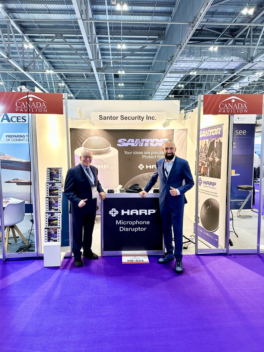 santor_security's tweet image. 🔒 Witness the future of speech privacy! Join Santor® Security Inc. on Day 1 of #DSEI to experience the HARP® Speech Protector in action. Your conversations deserve top-tier protection.

📍 Excel Exhibition, UK - Hall 8, Booth H8-533 
#SantorSecurity #ConfidentialityRedefined