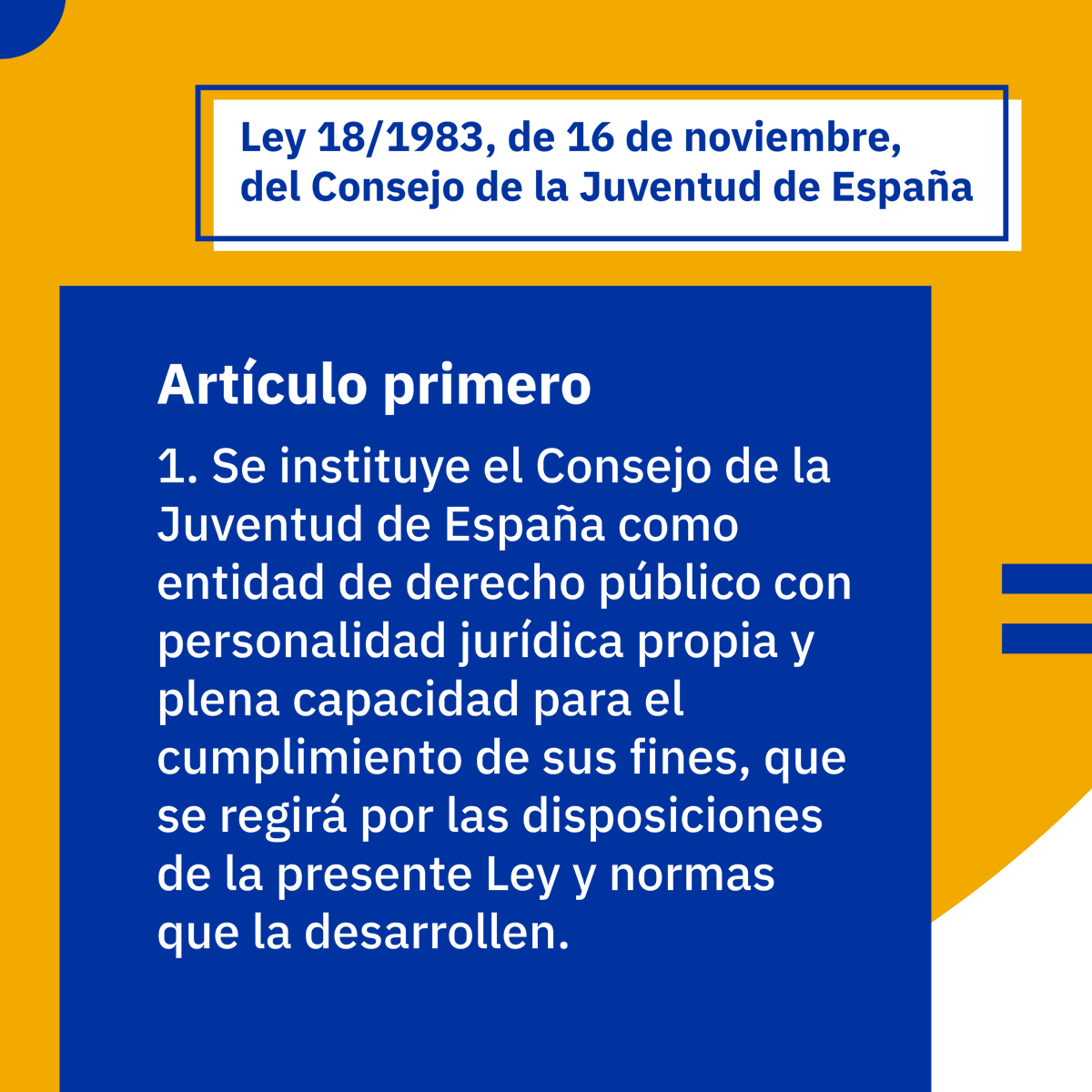 _CJE_'s tweet photo. 📢Llevamos 40 años dando voz a las personas jóvenes de España, no lo decimos nosotras, lo dice la ley.

Y los que nos quedan.... https://t.co/NdUw5qqnFH