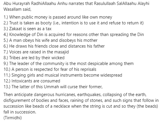 JamiatKZN's tweet photo. Earthquakes https://t.co/hkht03DlQd