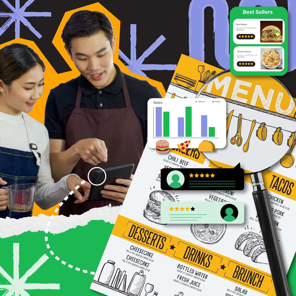 SapaadPOS's tweet image. Uncover the keys to restaurant success 🍽️! Explore how Menu Performance Analysis in LIVE BI Dashboards contributes to menu transformation, customer satisfaction, and operational excellence. 📊 Full blog here: hubs.li/Q021Xbng0

#LIVEBIDashboards #MenuAnalysis #DataDriven