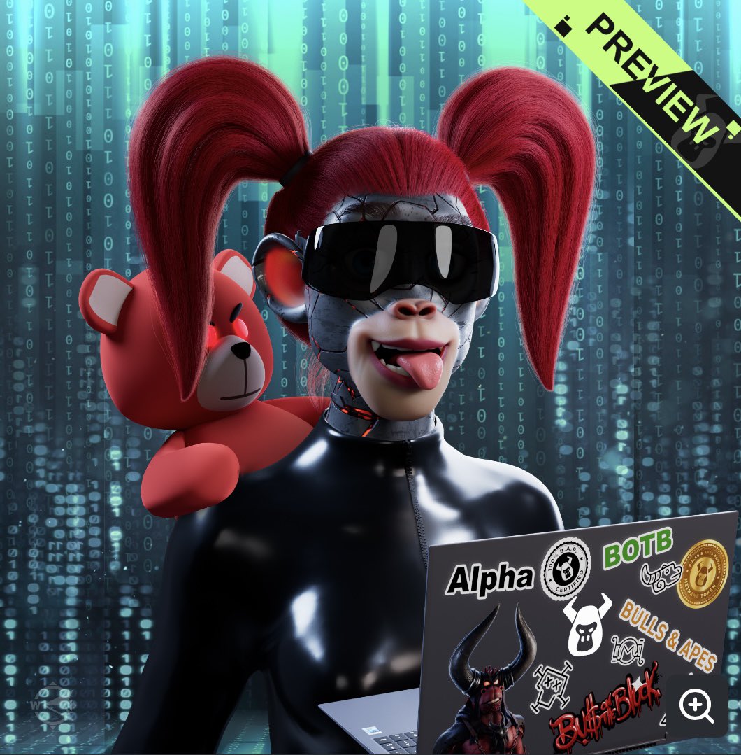 Tricksy_01's tweet image. Did someone say… “Tech Ape”?! 👀 
They call her I-Cloud for a reason 😎
@Apple #ApeTraitOfTheDay #TheConfigurator