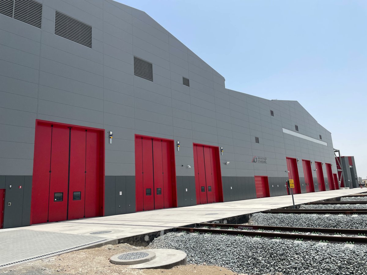 . <a href="/Jewers_Doors/">Jewers Doors Ltd</a> are delighted to be awarded a contract to supply fourteen sets of Swift-SEW bi-folding doors for Etihad Rail's Al Faya Depot, the largest and most important facility within the UAE National Rail Network. 

Find out more here: buff.ly/3ZgoYP4 

#RIAMember