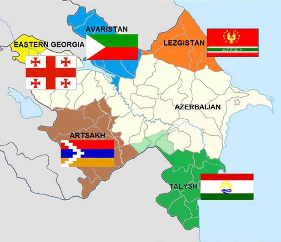Azerbaijan 🇦🇿 stop 🛑 further aggression immediately and I will continue to call for joint triple Nato accession of Southern Caucasus
The only rational way for peace! ✌️ 
If not, I will call for #ExAzerbaijan 
<a href="/AzeriTimes/">The Azeri Times</a>