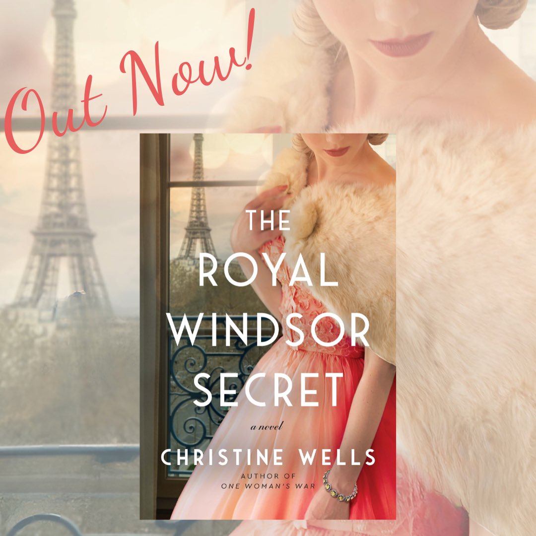 **Release Day** is finally here for my new historical novel, The Royal Windsor Secret. The Washington Post called it “utterly absorbing...a globe-trotting tale of romance and mystery wrapped in historical detail.” To buy your copy: linktr.ee/christinewells