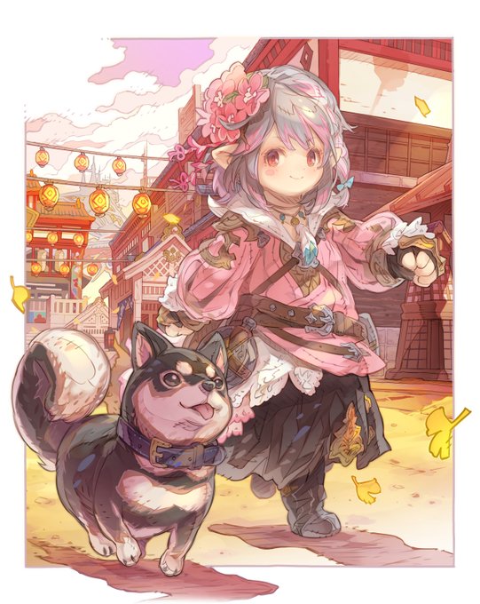 「lalafell red eyes」 illustration images(Latest)