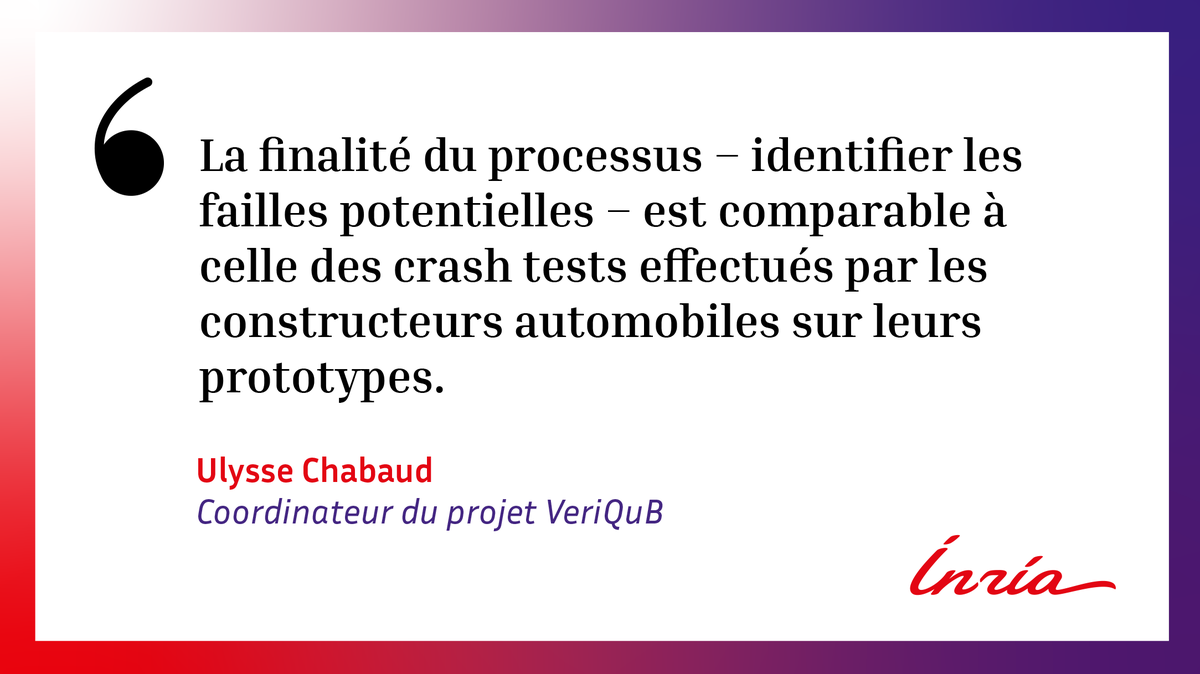 📰 #Article | Comment garantir la fiabilité des systèmes quantiques🤔? C’est le défi relevé par #VeriQuB, projet 🇪🇺 <a href="/Inria/">Inria</a>_Paris, coordonné par l'équipe QAT (@Inria/<a href="/ENS_ULM/">École normale supérieure | PSL</a>/<a href="/CNRS/">CNRS 🌍</a>). 
Suivez <a href="/UlysseChabaud/">Ulysse Chabaud</a> qui nous guide vers l'#InnovationQuantique !
👉 inria.fr/fr/veriqub-un-…