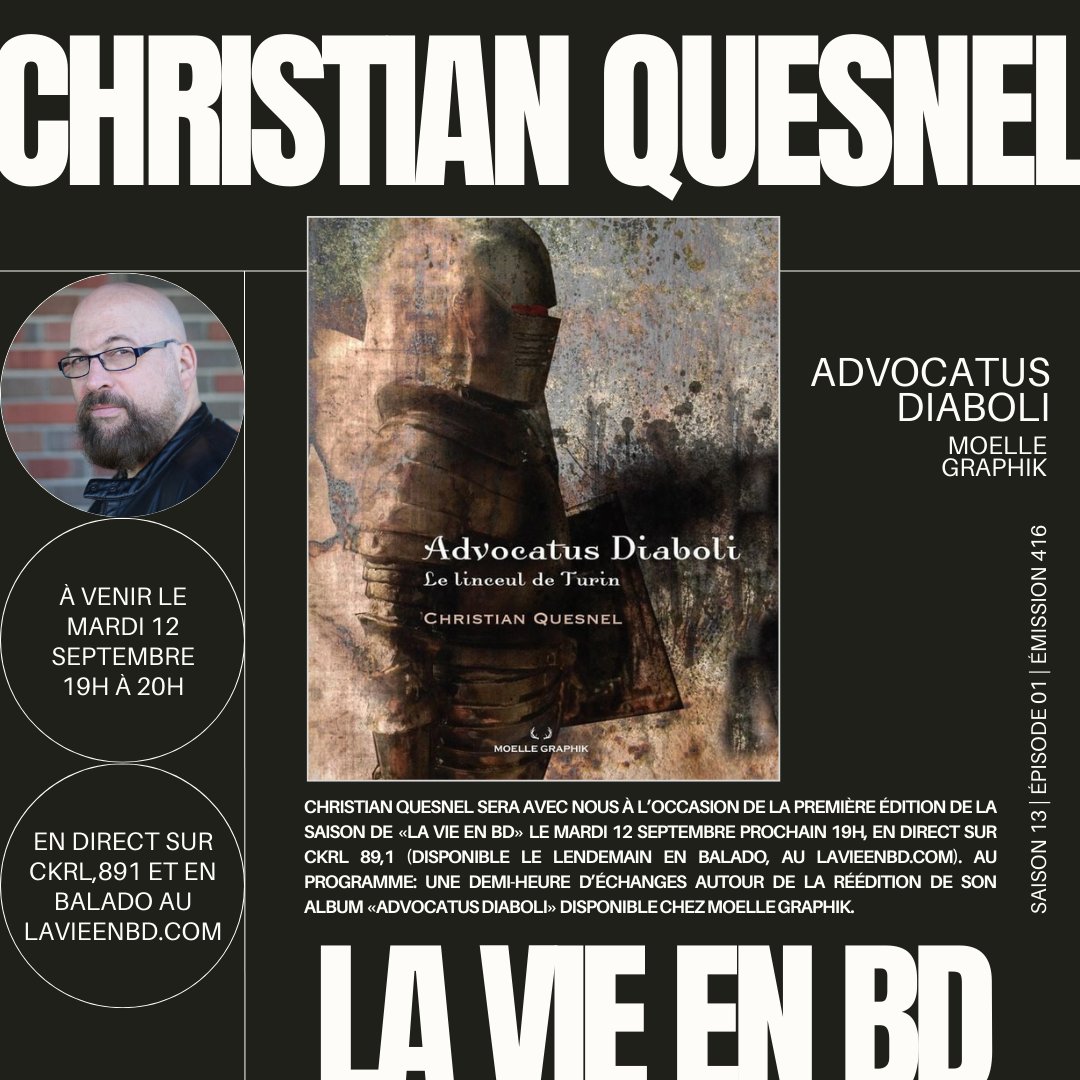 La vie en BD / CKRL 89,1 + balado tweet media