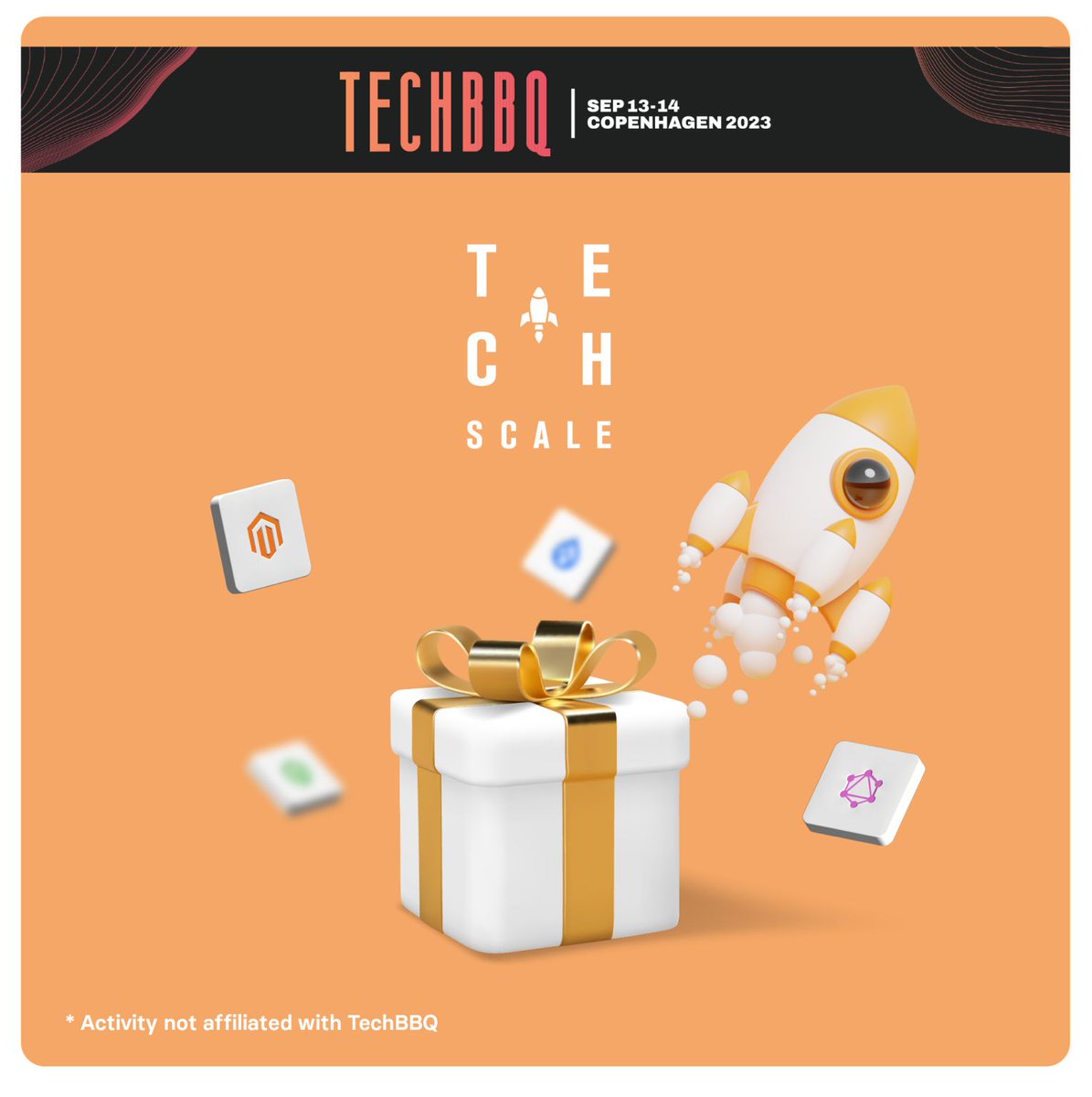 techscaleio's tweet photo. Are you attending @TechBBQ in Copenhagen tomorrow? 

Be sure to drop by the Tech Scale booth, tell us about your project, and enter our lucky draw competition to win 100 hours of free development (app, software, web - your choice!). 
#TechBBQ2023 #nordicmade #TechScale #tech  #IT https://t.co/VxoEXlUcTo