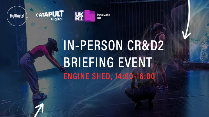 Keen to secure up to £200k CR&D funding to fuel your innovation? Attend the MyWorld @digicatapult briefing event on 10 Oct as part of @tech_bristol to hear all the Call details you need and how to apply bit.ly/44Izak8