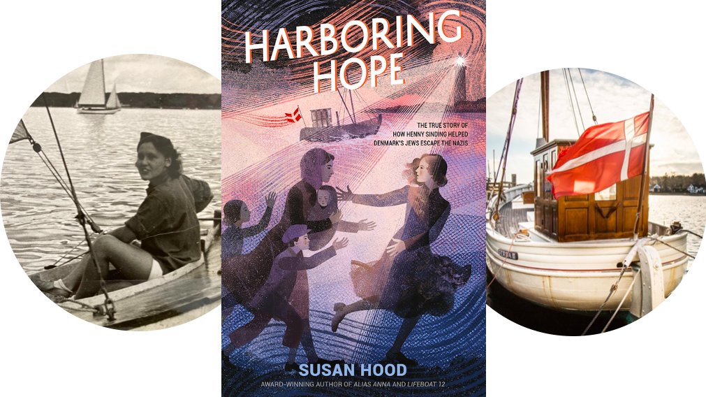 CT Friends, I hope you'll join me for a book launch party for #HarboringHope, the true story of the evacuation of #Denmark's Jewish citizens ahead of a Nazi roundup. @PequotLibrary, Southport, CT, 9/21, 7pm. Gerda III credit: @mysticseaport, Joe Michael. @HarperStacks @megilnit
