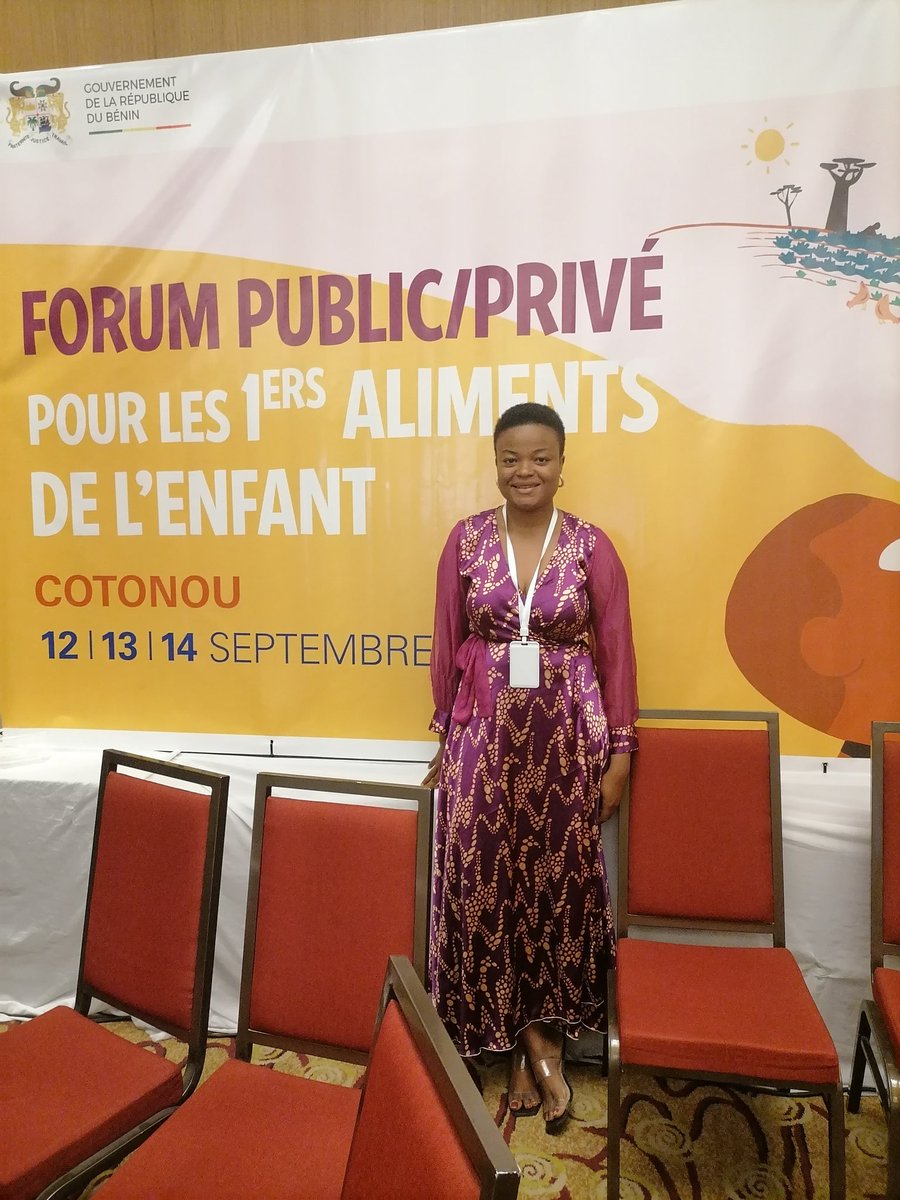 ToureAudrey4's tweet photo. Les réflexions et les discussions s'ouvrent dès aujourd'hui sur la nécessité de transformer le système alimentaire des enfants de 6-23moid grâce au #FirstFoodBusinessForum
#FirstFood
#FirstFoodForum
@ecowas_cedeao @UNICEF_Benin @GAINalliance @abtofficiel @gouvbenin @UNICEFAfrica https://t.co/HS1VtoZcqE