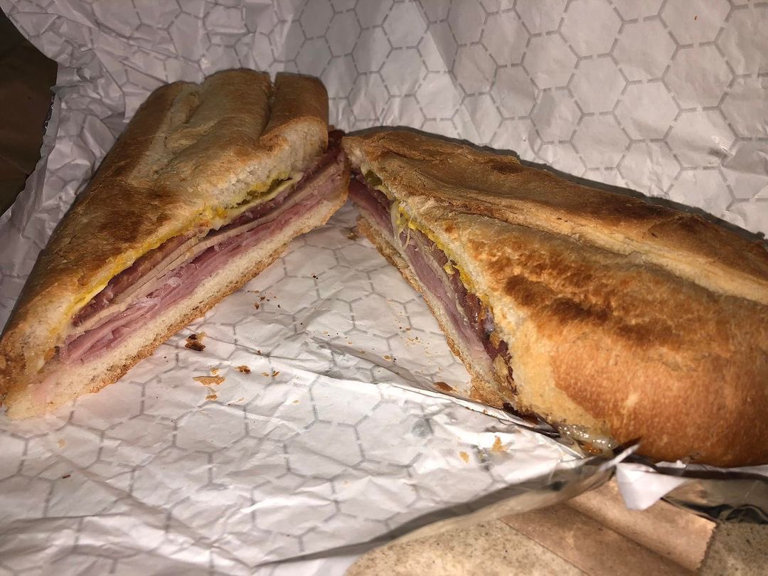 CafeConLecheTPA's tweet photo. “Legit Cuban Sandwich,” says @dicky_damon. Get your authentic taste of Tampa before takeoff at Cafe Con Leche Ybor City in Airside C at Tampa International Airport. 

📸: @dicky_damon https://t.co/qjPTdlf5xp