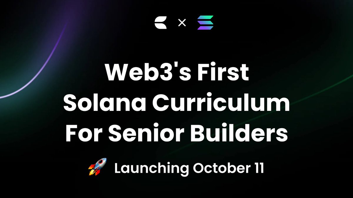 Calyptus (@calyptus_web3) on Twitter photo π’ Calling all aspiring #Web3 builders!
Get ready to dive into the exciting world of #Solana with Calyptus' new curriculum launching on October 11 ποΈ
Learn how to create your first token, airdrop Compressed NFTs, and integrate <a href="/OpenAI/">OpenAI</a> into your Smart Contracts.
Donβt miss out! π’ Calling all aspiring #Web3 builders!
Get ready to dive into the exciting world of #Solana with Calyptus' new curriculum launching on October 11 ποΈ
Learn how to create your first token, airdrop Compressed NFTs, and integrate <a href="/OpenAI/">OpenAI</a> into your Smart Contracts.
Donβt miss out!