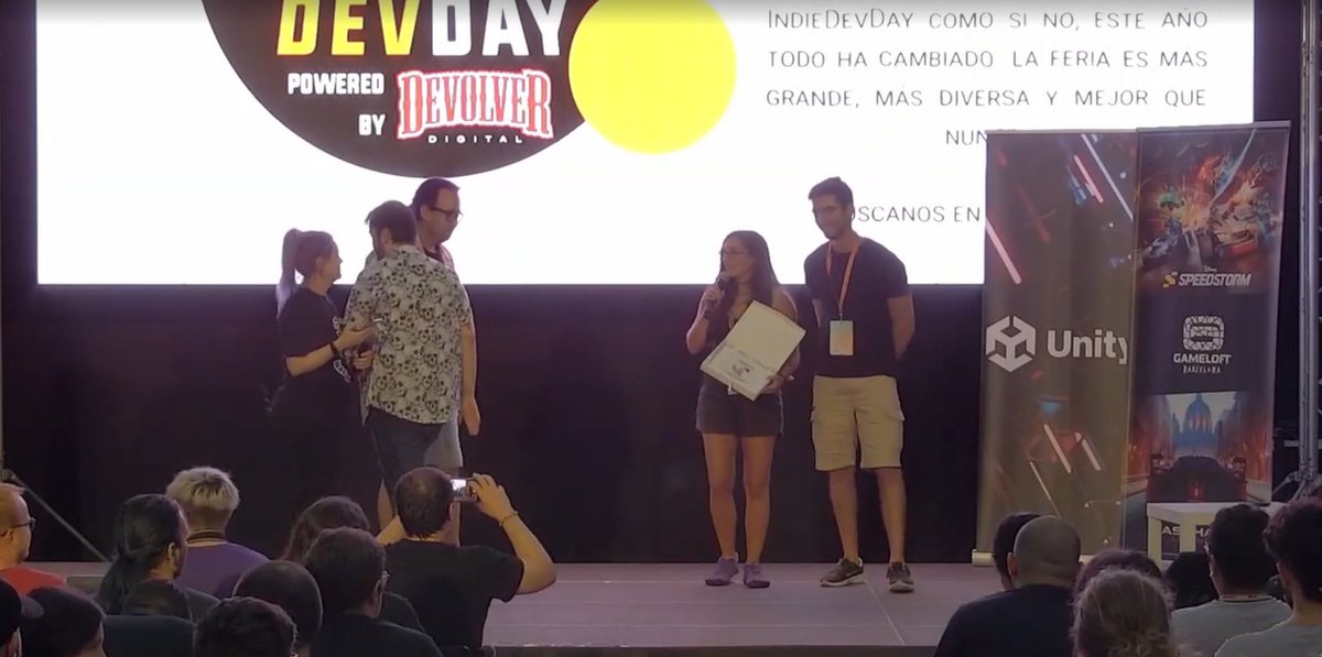 NoxfallStudios's tweet photo. Mil gracias @IndieDevDay  por otorgarnos el premio:

“Sin aliento” al juego más frenético (por qué será? 😆) para Nordic Ashes: Survivors of Ragnarok

Un placer conocer a tantos estudios y gente maravillosa 😍 Eventazo! 

#IndieDevDay2023 #indiedev #madewithunity https://t.co/vVViifqJJb