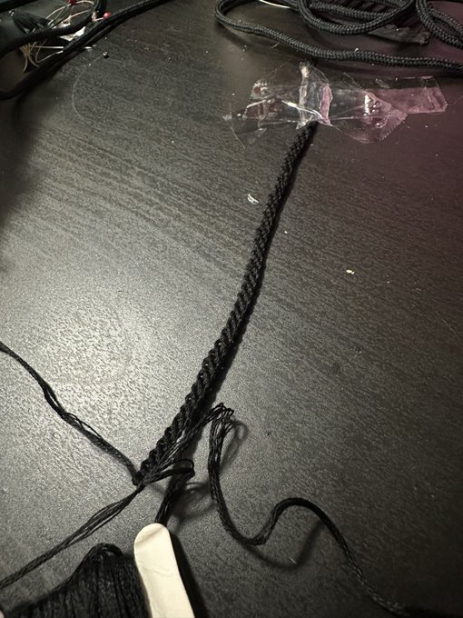 Yeah I could BUY black rope trim or I could make exactly what I want #dragoncon2024 https://t.co/Iom<a href="/tag/dragoncon2024"class="tags"><span>#dragoncon2024</span></a>