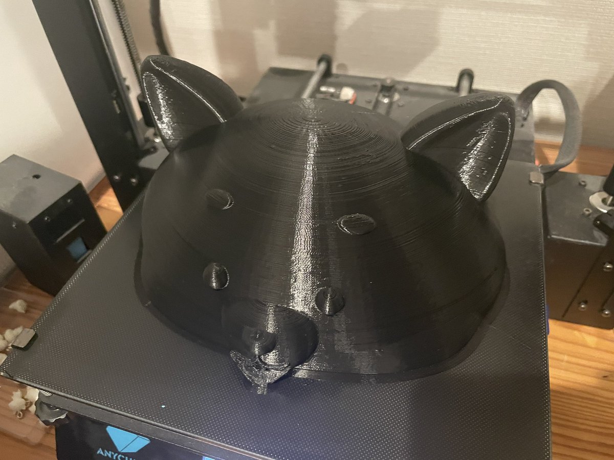 やっと4分の1まで出力出来た！
ここまで21時間も掛かったよ😇